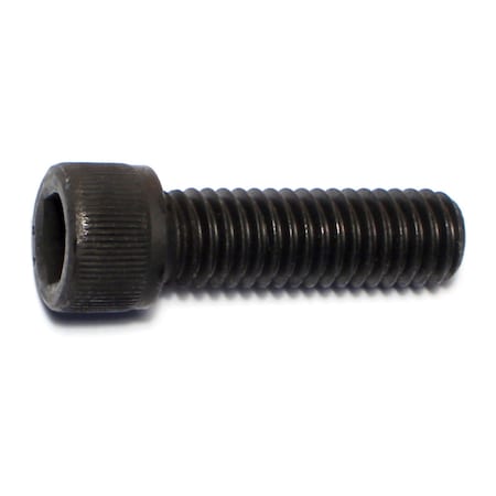 3/8-16 Socket Head Cap Screw, Plain Steel, 1-1/4 In Length, 6 PK